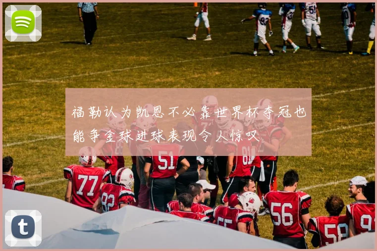 福勒认为凯恩不必靠世界杯夺冠也能争金球进球表现令人惊叹